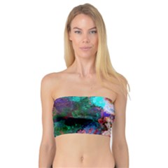 Seamless Abstract Colorful Tile Bandeau Top by Pakrebo