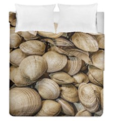 Shellfishs Photo Print Pattern Duvet Cover Double Side (queen Size) by dflcprintsclothing