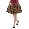 Flower Of Life A-Line Pocket Skirt View1