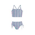 Candy Stripes 1 Girls  Tankini Swimsuit View1