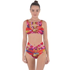 Boho Hippie Bus Bandaged Up Bikini Set  by lucia