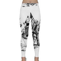 Apollo Moon Landing Nasa Usa Classic Yoga Leggings by Sudhe