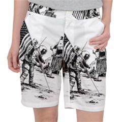 Apollo Moon Landing Nasa Usa Pocket Shorts by Sudhe