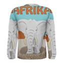 Africa Elephant Animals Animal Men s Long Sleeve Tee View2