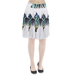 A Colorful Butterfly Pleated Skirt by Sudhe