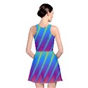 Abstract Fractal Multicolored Background Reversible Skater Dress View2