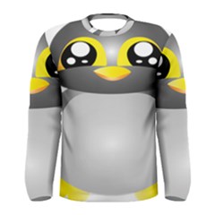 Cute Penguin Animal Men s Long Sleeve Tee by Sudhe