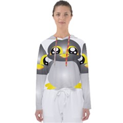 Cute Penguin Animal Women s Slouchy Sweat by Sudhe