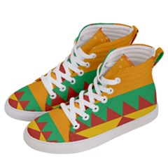 Burger Bread Food Cheese Vegetable Women s Hi-top Skate Sneakers by Sudhe