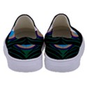 Peacock Feather Kids  Canvas Slip Ons View4