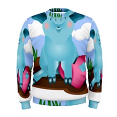 Pig Animal Love Men s Sweatshirt by Sudhe