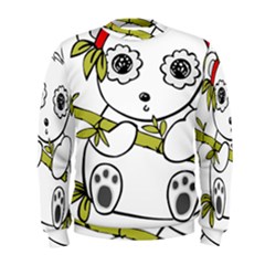 Panda China Chinese Furry Men s Sweatshirt by Sudhe