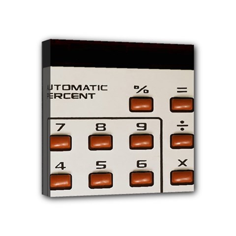 Vintage Calculator Mini Canvas 4  X 4  (stretched) by Sudhe