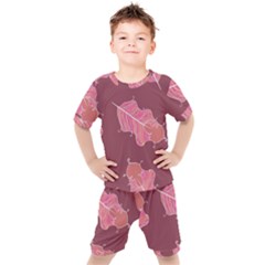 Plumelet Pen Ethnic Elegant Hippie Kids  Tee And Shorts Set by Sudhe