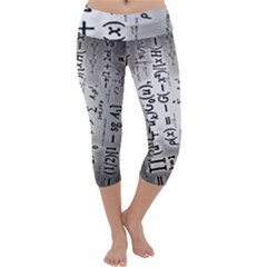 Science Formulas Capri Yoga Leggings by Sudhe