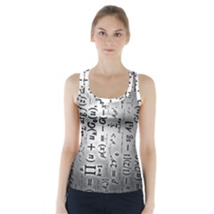 Science Formulas Racer Back Sports Top by Sudhe