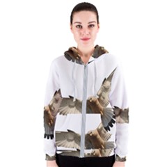 Eagle Women s Zipper Hoodie by Sudhe