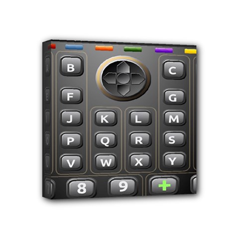 Scientific Solar Calculator Mini Canvas 4  X 4  (stretched) by Sudhe