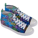 Globe World Map Maps Europe Women s Mid-Top Canvas Sneakers View3