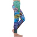 Globe World Map Maps Europe Kids  Lightweight Velour Leggings View3