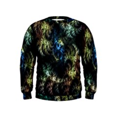 Abstract Digital Art Fractal Kids  Sweatshirt by Sudhe