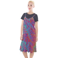 Fractal Bright Fantasy Design Camis Fishtail Dress by Sudhe