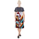 Diamond Acrylic Paint Pattern Camis Fishtail Dress View2