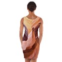 Light Landscape Nature Red Wrap Front Bodycon Dress View2