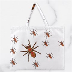 Nature Insect Natural Wildlife Zipper Large Tote Bag by Sudhe