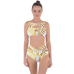 Knife Revenge Emblem Bird Eagle Bandaged Up Bikini Set  by Sudhe