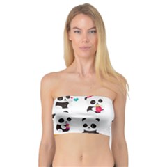 Giant Panda Bear Cuteness Bandeau Top by Sudhe