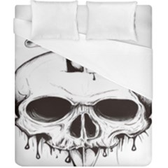 Skull Knife Euclidean Vector Skull Sword Inserted Duvet Cover (california King Size) by Sudhe