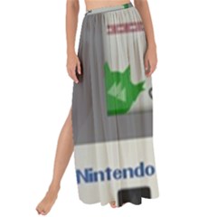 Game Boy White Maxi Chiffon Tie-up Sarong by Sudhe