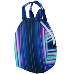 Abstract Fractal Pattern Lines Travel Backpacks by Pakrebo