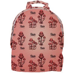 Funny Mushroom Pattern Mini Full Print Backpack by FantasyWorld7