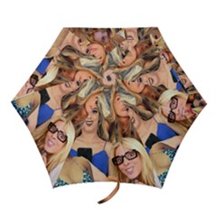 Lele Pons - Funny Faces Mini Folding Umbrellas by Valentinaart