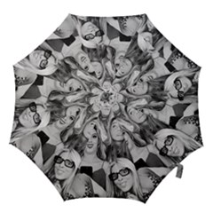 Lele Pons - Funny Faces Hook Handle Umbrellas (large) by Valentinaart