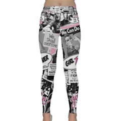 Feminism Collage  Classic Yoga Leggings by Valentinaart