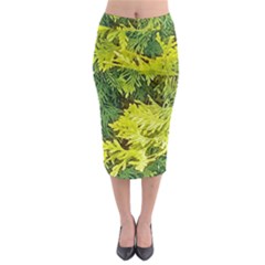 Garden Of The Phoenix Midi Pencil Skirt by Riverwoman