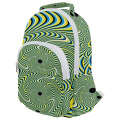 Illusion Idea Head Irritation Rounded Multi Pocket Backpack by Pakrebo