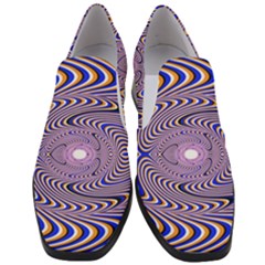 Illusion Head Idea Irritation Slip On Heel Loafers by Pakrebo