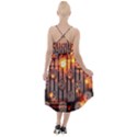 Music Notes Sound Musical Audio High-Low Halter Chiffon Dress  View2