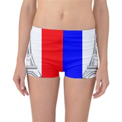 Eiffel Tower France Flag Tower Boyleg Bikini Bottoms