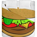 Hamburger Cheeseburger Fast Food Duvet Cover Double Side (King Size) View1