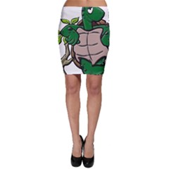 Amphibian Animal Cartoon Reptile Bodycon Skirt by Sudhe