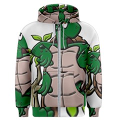 Amphibian Animal Cartoon Reptile Men s Zipper Hoodie by Sudhe