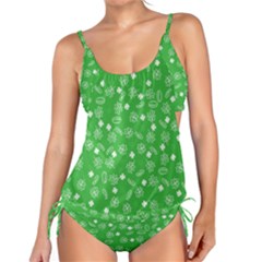 St Patricks Day Pattern Tankini Set by Valentinaart