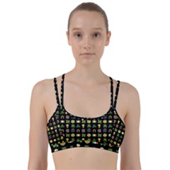 St Patricks Day Pattern Line Them Up Sports Bra by Valentinaart