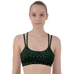 St Patricks Day Pattern Line Them Up Sports Bra by Valentinaart