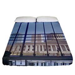 Ohio Statehouse Fitted Sheet (california King Size) by Riverwoman